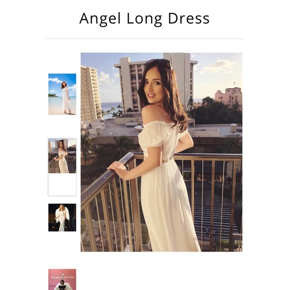 COPY - ~ Seashell off the shoulders Maxi Dress ~ - Picture 2 of 12